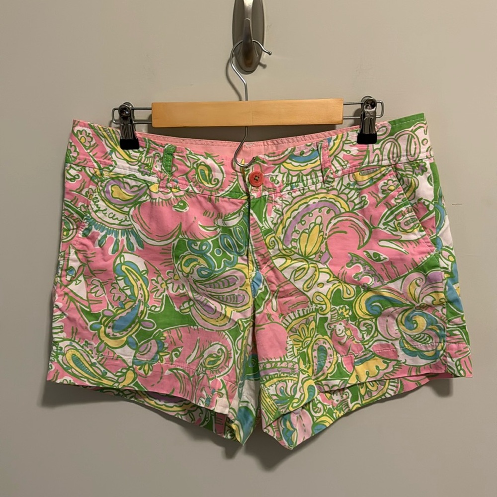 VGUC Lilly Pulitzer Callahan shorts chin chin 10